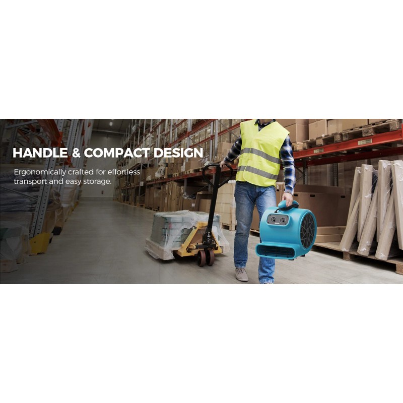 ALORIAR GE2000TF Air Mover Carpet Dryer Blower Floor Fan 2000