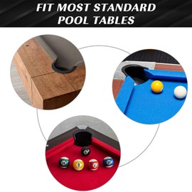 MoyanSuper Pool Table Pocket Liners 6 Pc Billiards Liners Replacements 4 Corner 2 Side Pocket Liners Parts for Pool Table