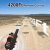PATPET Dog Training Collar with Night Lights - 4200FT Waterproof