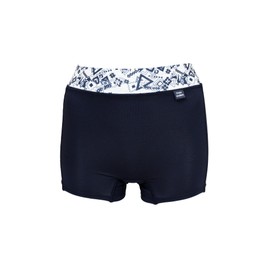 [Cosy Andies] Sanitary Shorts [Waterproof Sanitary Spats] Stretch, Anti-stuffiness, Ribbon & Dot Pattern │ Hapisani Women's Waterproof Fabric with Sanitary Feathers (JP, Alphabet, M, White & Black