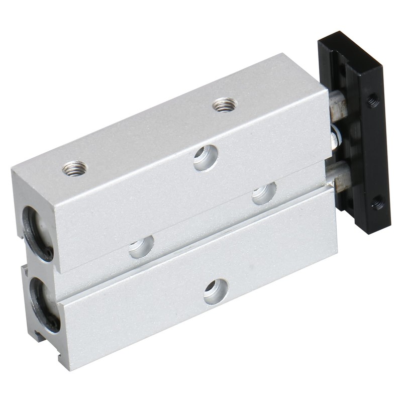 Baomain TN10x20 Double Rod Pneumatic Air Cylinder,0.39 inch(10 mm),Stroke 0.79