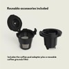 BELLA Single Serve Coffee Maker, K Cup & Coffee Ground
