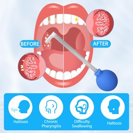Mandelsteine Entfernen 3PCS Tonsillenstein Entferner Tonsil Stone Remover Wirksame Mundreinigung für Einen Frischeren Atem Entfernung Von Mandelsteinen (1 Karton)