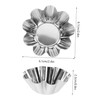 Garneck 24 Pcs Stainless Steel Tart Pans Decor Ensaymada Moulders