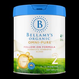 Bellamy’s Organic Omni-Pure Step 2 Follow-On Formula 800g
