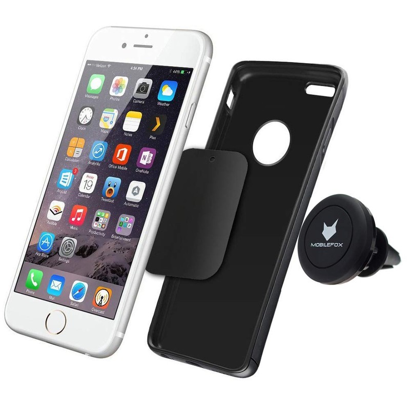 Mobilefox Universal Magnet Halterung Auto Handy KFZ Halter Smartphone Lüftung