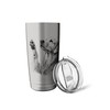 Golden Retriever Raising Paw Design For Men And Women Stainless
