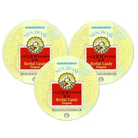 Nin Jiom Herbal Candy- 3 Tins (Original Flavor)