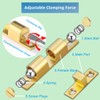 WakeTek Cabinet Brass Clasp Buckles with Screws, These Door Catchs're