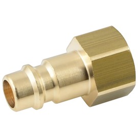 Fittingteile G 1/8 Inch Coupling Plug with Internal Thread NW 7.2 Brass Standard Coupling Plug Nipple Compressed Air Connection