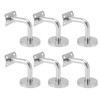 6 Pcs Wall Handrail Bracket 304 Stainless Steel Strong Bearing