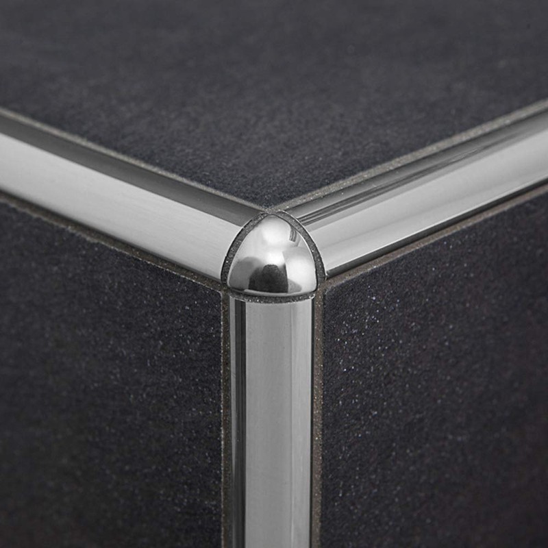 Quarter Circle Rail Profile Tile Bar Stainless Steel V2 A
