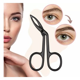 Universo en Linea 2 Pz Pinza Para Depilar Ceja Punta Recta Plana Tijeras Vello
