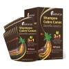Kaisasa 10pzs Shampoo Con Tinte Cubre Canas Natural Jengibre