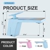 Rainly Pastel Blue Single Hole Bathroom Sink Faucet with Tempered