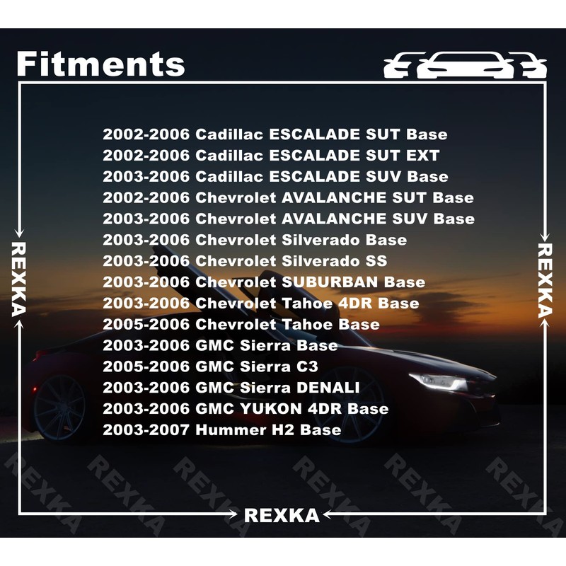 Rexka 10pcs Quarter Headlining Trim Panel Retainer Clips 15006827 Gray