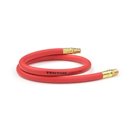 TEKTON 3/8 Inch I.D. x 3 Foot Hybrid Lead-In Air Hose (300 PSI) | 46132