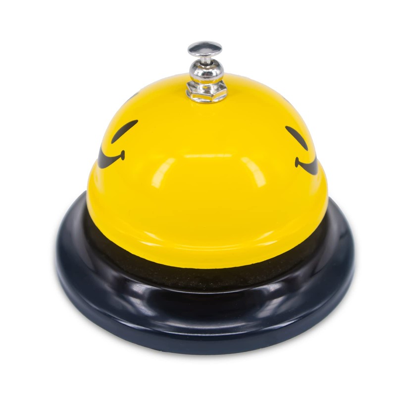 1 Pack Call Bell, Desk Service Bell, 3.35 Inch Diameter
