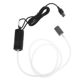 iplusmile Aquarium Air Pump, Bubble Disk Stone Aerator Fish Tank Pond Pump, Aquarium Pump Hydroponic Oxygen Air Pump with Air Stone