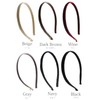 VINGTAINE HK-104 Thin Velvet Headband, Hair Accessory - blk