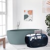 sourcing map 2pcs Collapsible Laundry Baskets, Mesh Laundry Hamper with