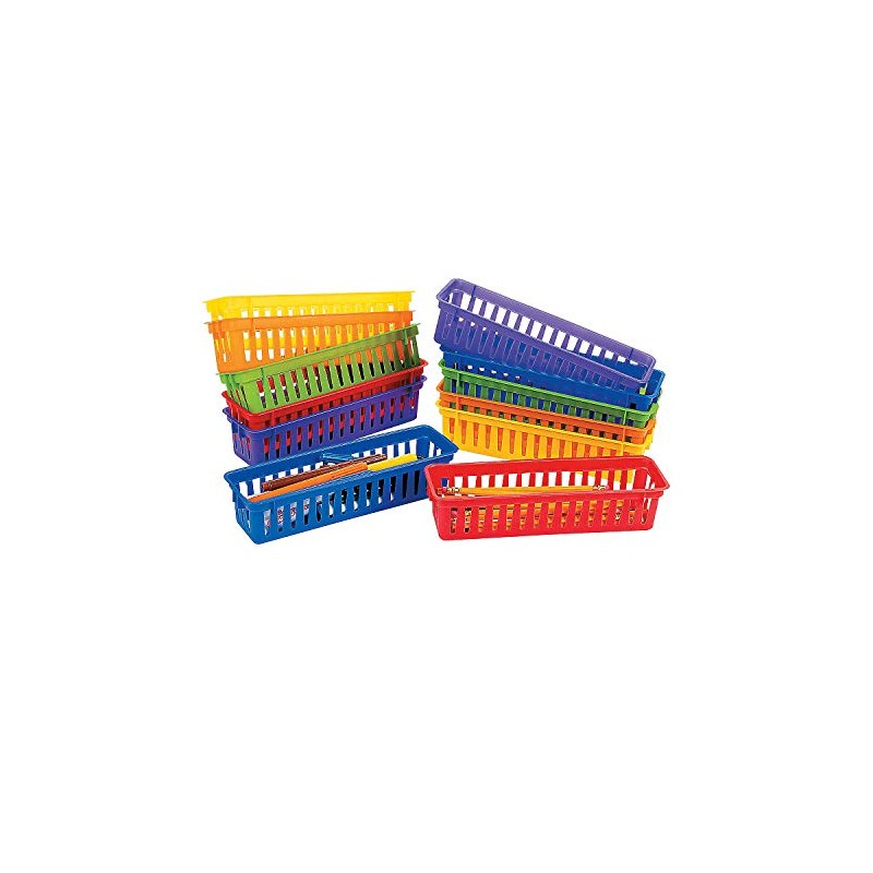 Fun Express Classroom Pencil/Marker Basket - 12 Pieces - Educational