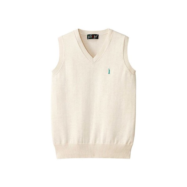 East Boy 4206046 Sweater Vest Cotton Vest (12G/COOLMAX/Shine Muscat Goddess),