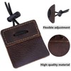 Tiardey 3 PCS Leather Archery Finger Tab Adjustable Bow Hand