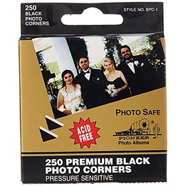 Pioneer Photo Albums Pioneer Photo BPC-1 Corners Black 250Pk