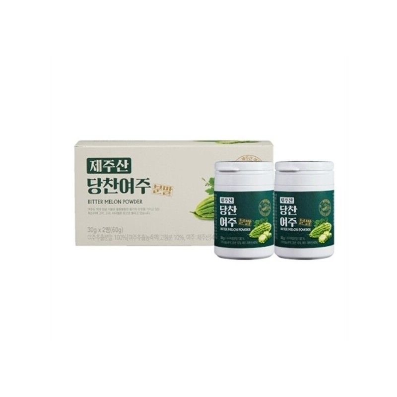 Dangchan Yeoju 제주산 당찬여주 분말 1박스 30g 2통 Jeju Island