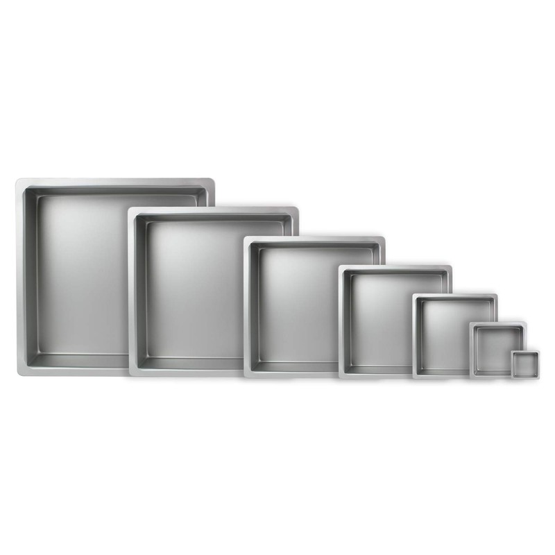 PME Anodised Aluminium Square Cake Pan 10 x 10 x