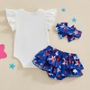 FIOMVA My First 4th of July Baby Girl Outfit Newborn