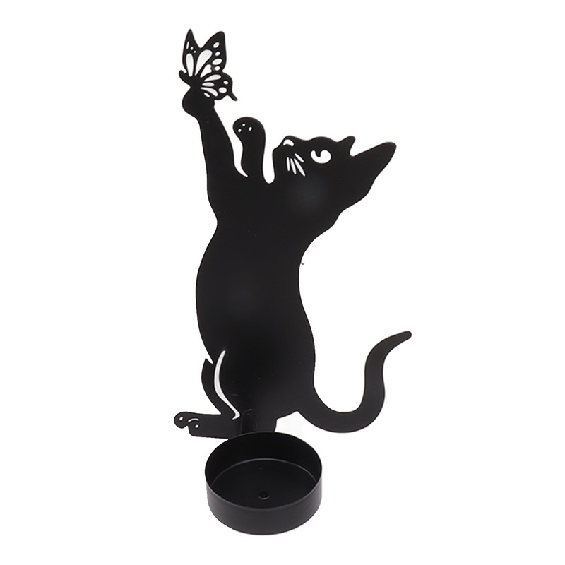 Home Decor Candlestick Durable Cat Candle Holder Decorative Candlestick Holder
