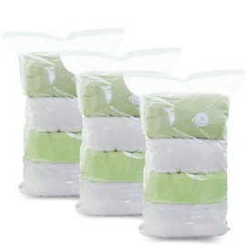 3-Pack Vacuum Storage Bags, Space Saver Compression Bags for Clothing, Bedding, Comforters, Blankets, Pillows, and More (31.5 × 39.4 inches)