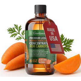 Liquid Power Carrots Fertilizer - Professional Liquid Plant Food for Carrots - Fast-Acting Concentrate for Growth, Strong Roots & High-Yield Harvest - 8 oz - Indoor & Outdoor Use