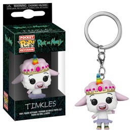 Funko 35931 Pop! Keychain: Rick & Mortytinkles, Multicolor