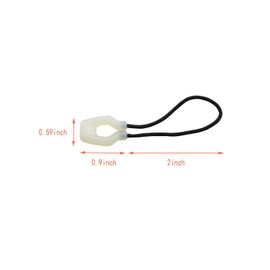 DGZZI 8PCS Glow in The Dark Zipper Puller Extension Repairer Injection Moulded Head Outdoor Backpack Zipper Tail Cord for Luggage Suitcase Golf Bag Jacket