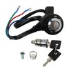 HaeKap New Ignition Key Switch Tail Box Lock Set with