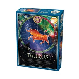 Cobble Hill 500 Piece Zodiac Puzzle - Taurus - Sample Poster Included
