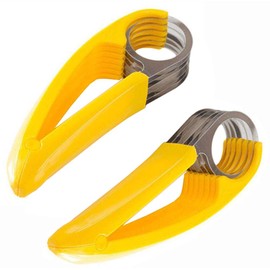 2 PCS Banana Slicer,ABS + 304 Stainless Steel Fruit Salad Peeler Cutter Kitchen Tools For banana, hotdog, strawberry,cucumber