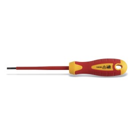Högert Technik Slotted Screwdriver, 4 x 100 mm, 1000 V, S2 Steel, HT1S904