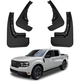 Mud Flaps Kit for 2024 Ford Maverick 2022 2023 XL XLT Lariat Mud Splash Guard Front and Rear 4-PC Set by TOPGRIL