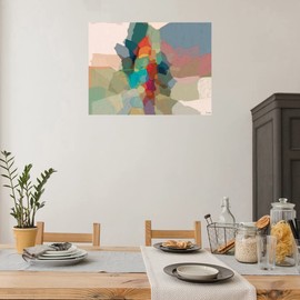 Fine Art Canvas Cascade III Canvas Wall Decor by Artist Michael Tienhaara for Living Room, Bedroom, Bathroom, Kitchen, Office, Bar, Dining & Guest Room - Ready to Hang - 32 in x 24 in