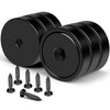 MIKEDE Heavy Duty Magnets with Hole, 150LB Strong Magnets, Black