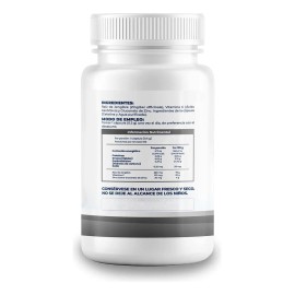 Naíma Zinc 500mg Vitamina Jengibre 100 Cápsulas Gluten