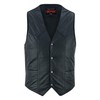 Daniel Smart Biker Vest for Men Premium Goat Leather Motorcycle
