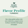 Simply Organic Ground Turmeric Root, 2.38 Ounce, Distinct Aroma, Ginger