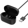 Black Charging Storage Box Charging Case with Cable For Jabra