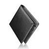 Alivern Men's Wallet Genuine Leather Slim Two-Fold Wallet with Coin