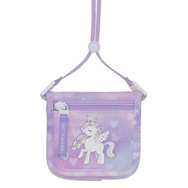 BECKMANN Neck Pouch Unicorn Princess Purple, Unicorn Princess Purple